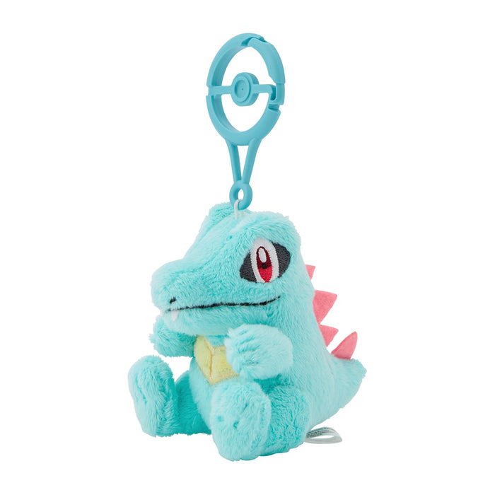 Pokemon Center Totodile Mascot with Carabiner Clip for Backpacks- Japan Figure Store - #1 Bring To You The Best Japanese Goods