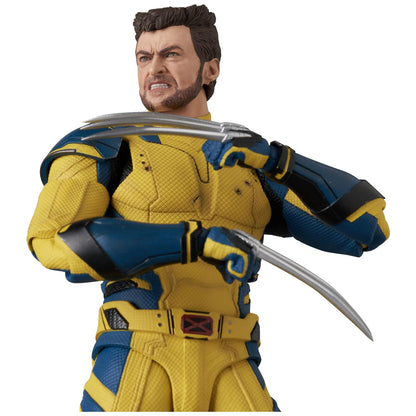 Figurine articulée Medicom Toy Mafex n° 285 Wolverine 160 mm, version Deadpool.