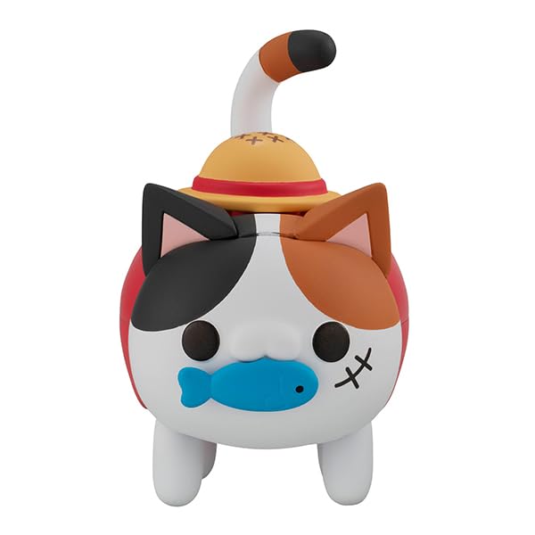 Megahouse Mega Cat Project One Piece Monkey D. Luffy Tokotoko Nyan Figure- Japan Figure Store - #1 Bring To You The Best Japanese Goods