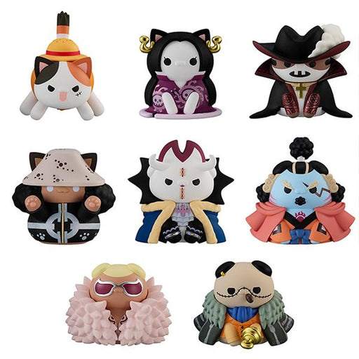 Megahouse Mega Cat Project Nyan Piece Seven Warlords Sea Set of 8 Figures- Japan Figure Store - #1 Bring To You The Best Japanese Goods