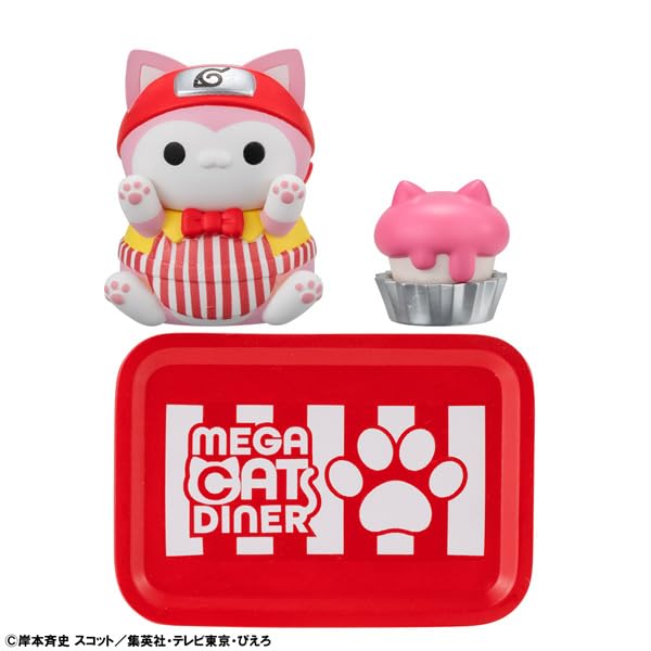 Megahouse Mega Cat Project Naruto Nyarto! Dinner Box 30mm PVC Figure