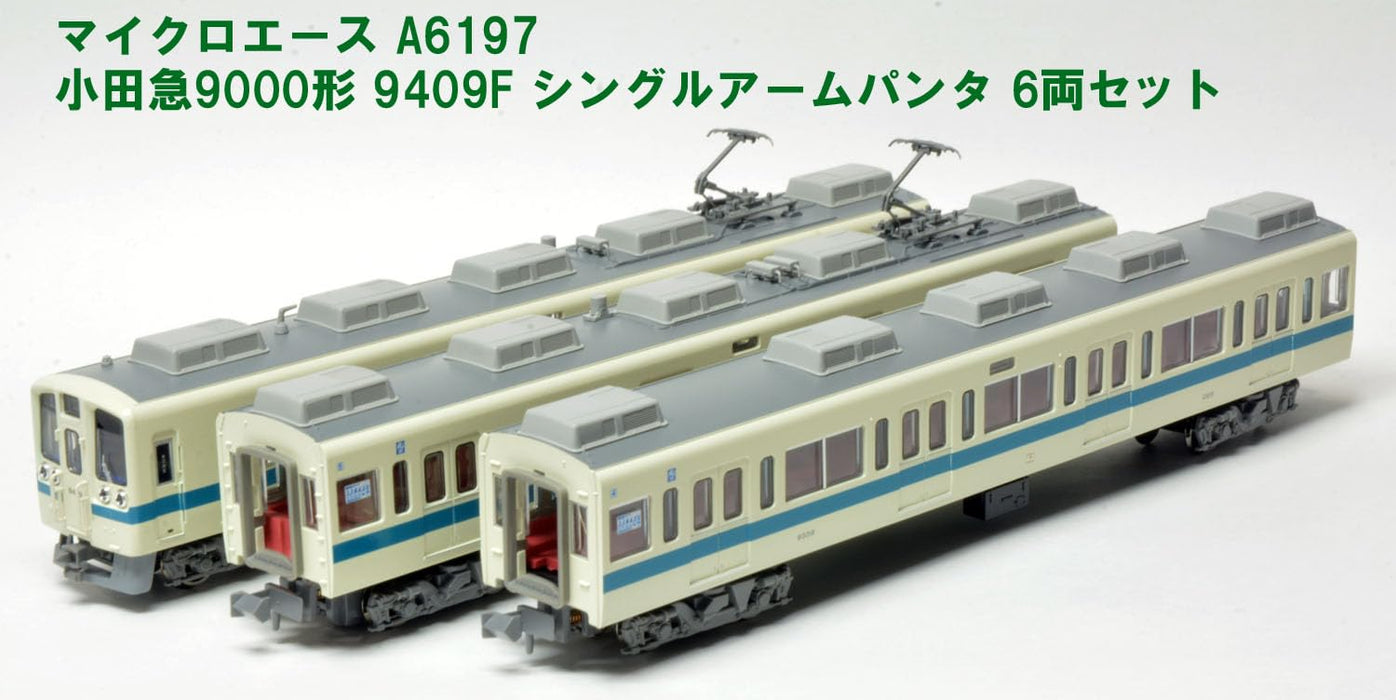 Micro Ace N Gauge Odakyu 9000 Series 6 Car Set A6197 Single Arm Pantograph- Japan Figure Store - #1 Bring To You The Best Japanese Goods
