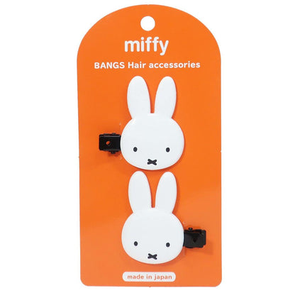 Shobido Miffy Die Cut Bangs Clip with Round Ears Hair Accessory- Japan Figure Store - #1 Bring To You The Best Japanese Goods