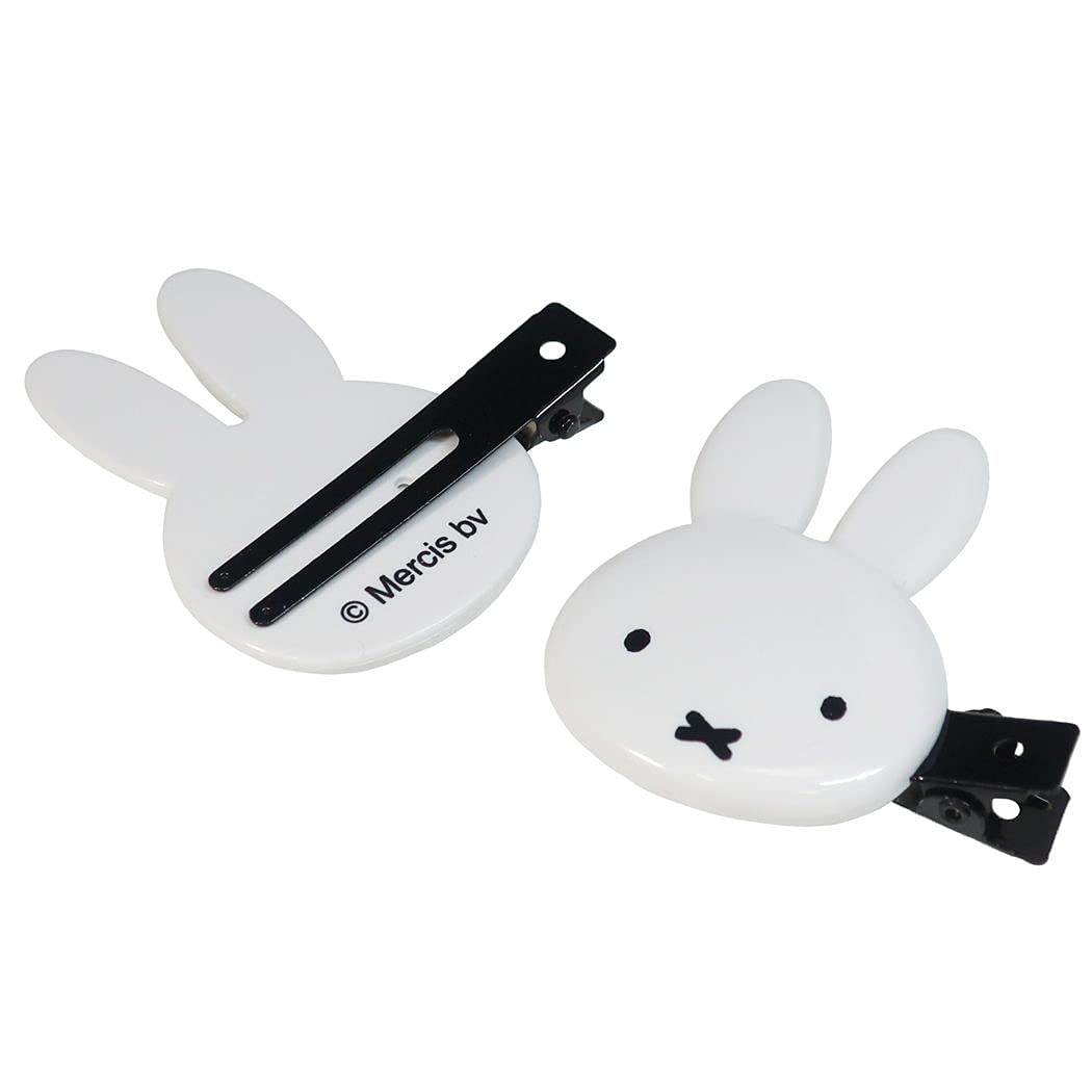 Shobido Miffy Die Cut Bangs Clip with Round Ears Hair Accessory- Japan Figure Store - #1 Bring To You The Best Japanese Goods