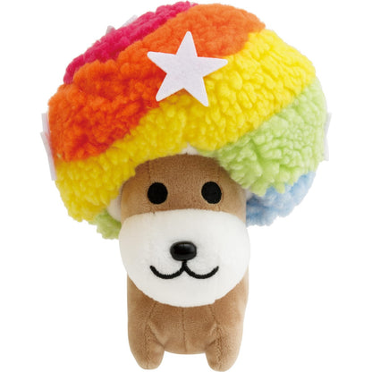 San-X Mo84901 Afro Dog Stuffed Toy - Classic Friends Collection Plush