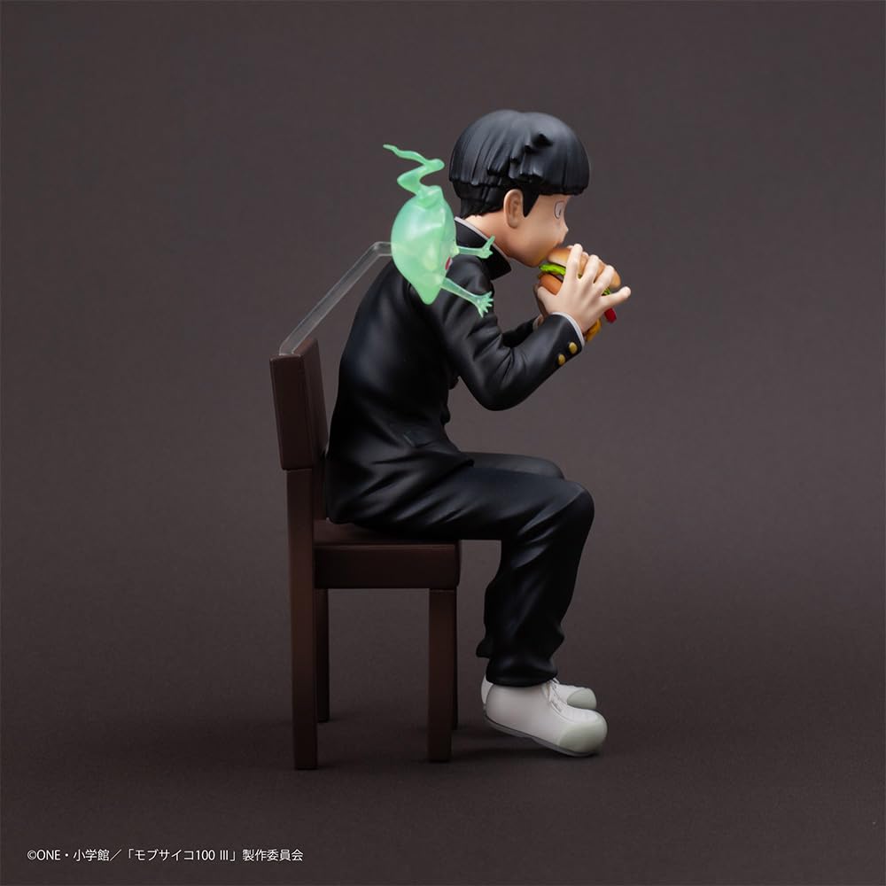 Mob Psycho 100 III xBunbougu Cafe 2022 Figure – Shigeo Kageyama & Ekubo Non-Scale Pre-Painted PVC & ABS
