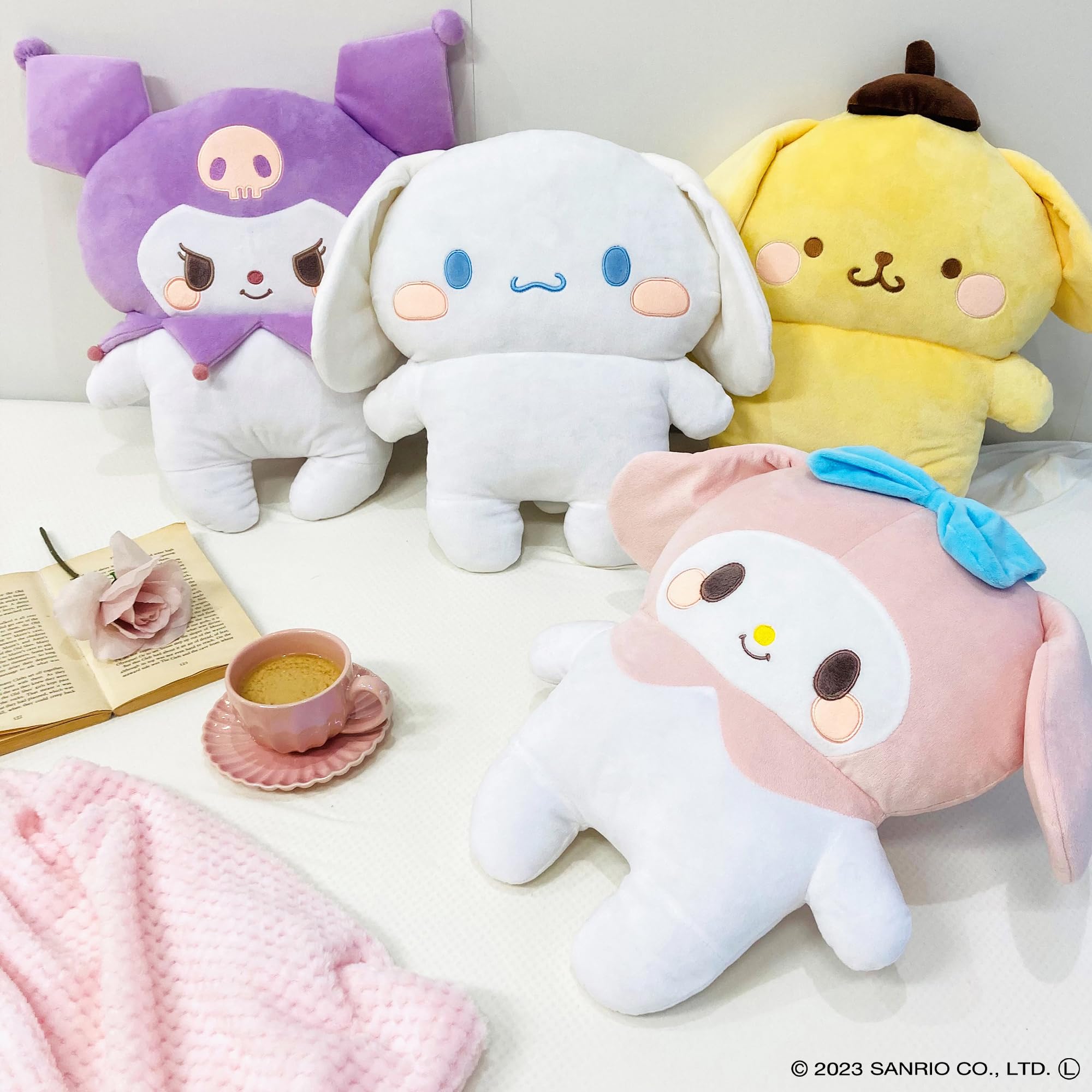 Moripilo My Melody Body Pillow 38x40cm Large Pink Stuffed Animal Cushion- Japan Figure Store - #1 Bring To You The Best Japanese Goods