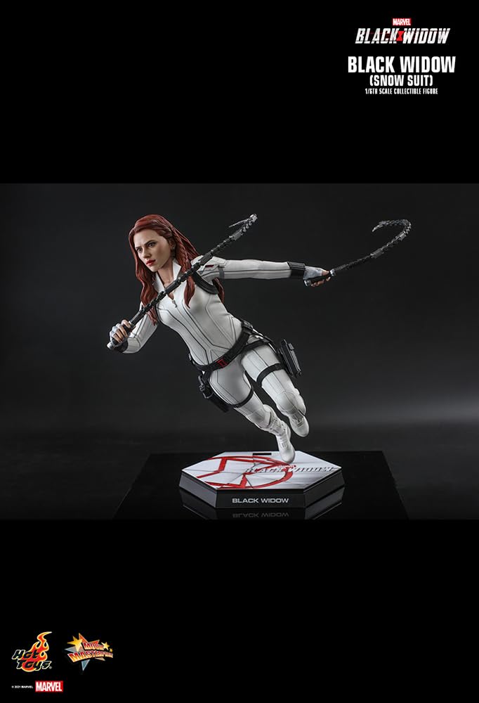 Hot Toys Movie Masterpiece Black Widow White Snowsuit 1/6 Scale Figure