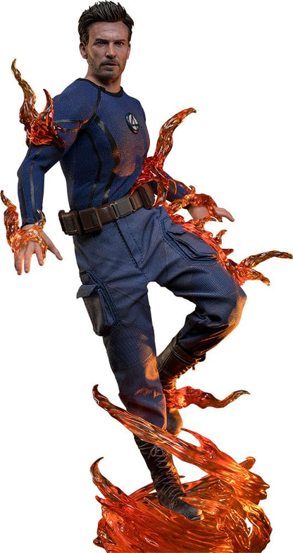 Hot Toys Movie Masterpiece Deadpool Wolverine Human Torch 1/6 Scale Figure