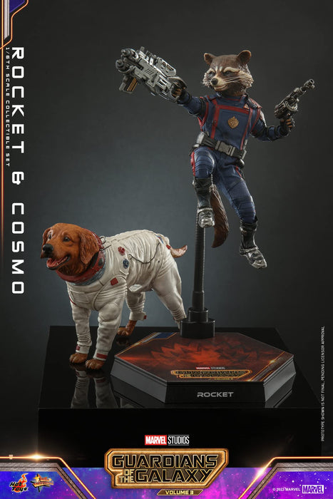 Hot Toys Movie Masterpiece Guardians Of The Galaxy Rocket and Cosmo Set- Japan Figure Store - #1 Bring To You The Best Japanese Goods