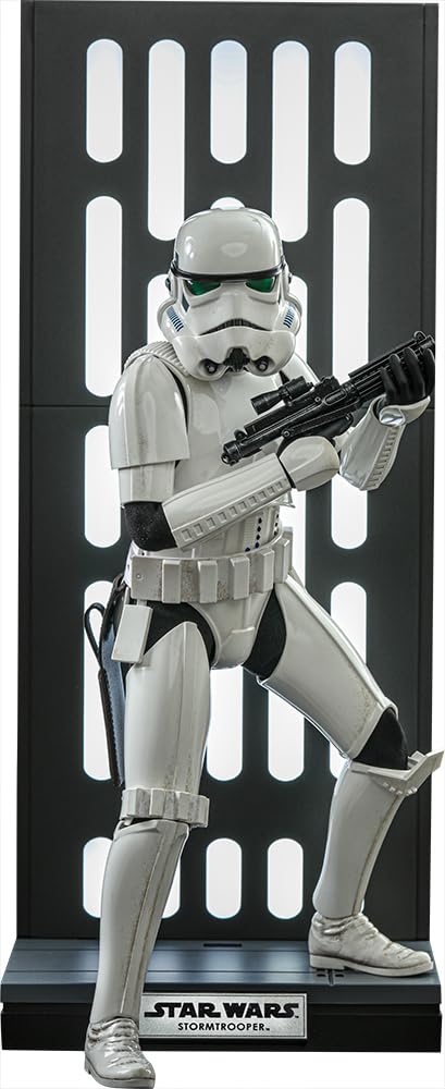 Hot Toys Movie Masterpiece Star Wars 1/6 Scale Stormtrooper with Backboard- Japan Figure Store - #1 Bring To You The Best Japanese Goods