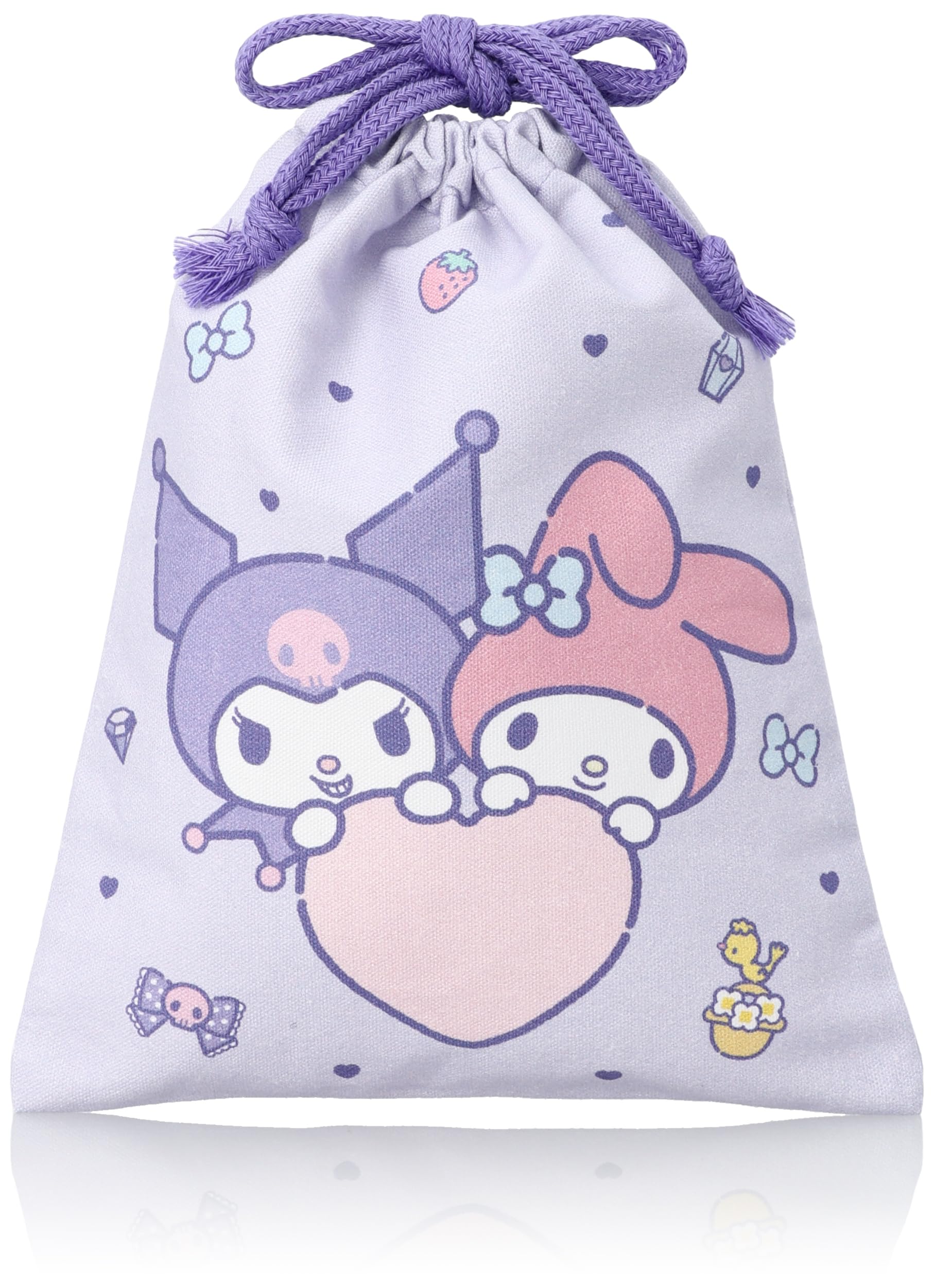 Sanrio My Melody Girls Purple Drawstring Bag Jmm-650- Japan Figure Store - #1 Bring To You The Best Japanese Goods