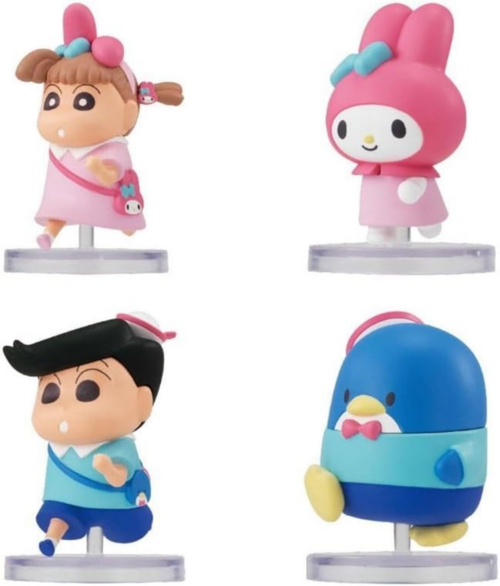 Hundreds Narabundesu Crayon Shin Chan Sanrio Figures Complete Set Capsule Toy- Japan Figure Store - #1 Bring To You The Best Japanese Goods