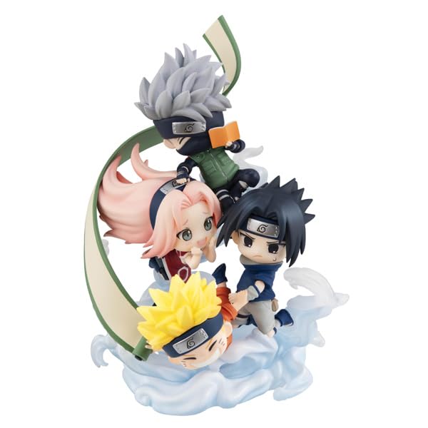 Megahouse Naruto Shippuuden Figunity Set: Sakura Kakashi Sasuke Naruto Exclusive- Japan Figure Store - #1 Bring To You The Best Japanese Goods