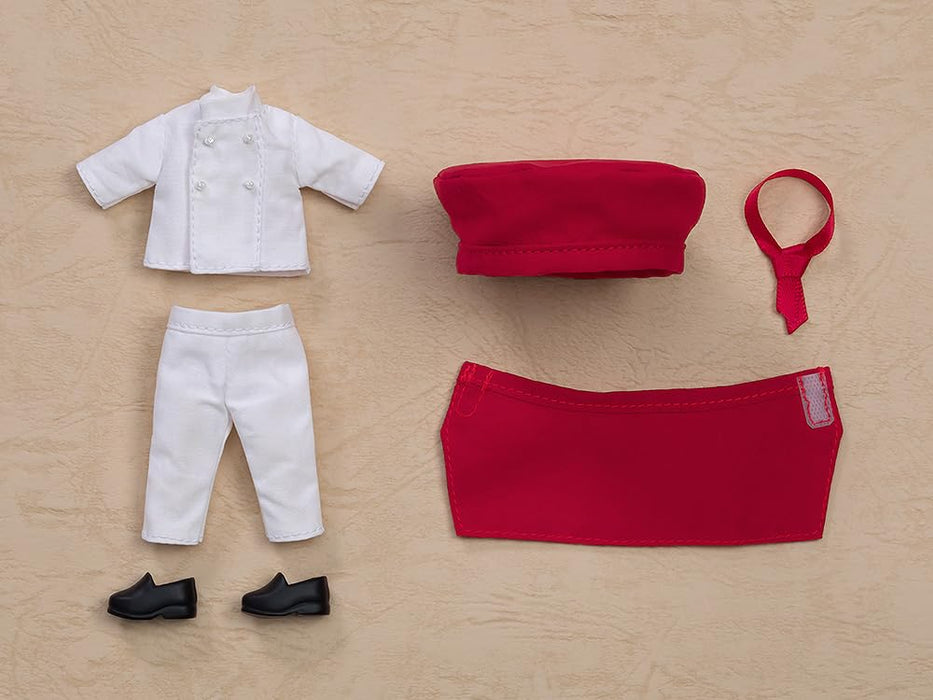 Good Smile Company Nendoroid Doll Work Outfit Set Pastry Chef Red Version- Japan Figure Store - #1 Bring To You The Best Japanese Goods