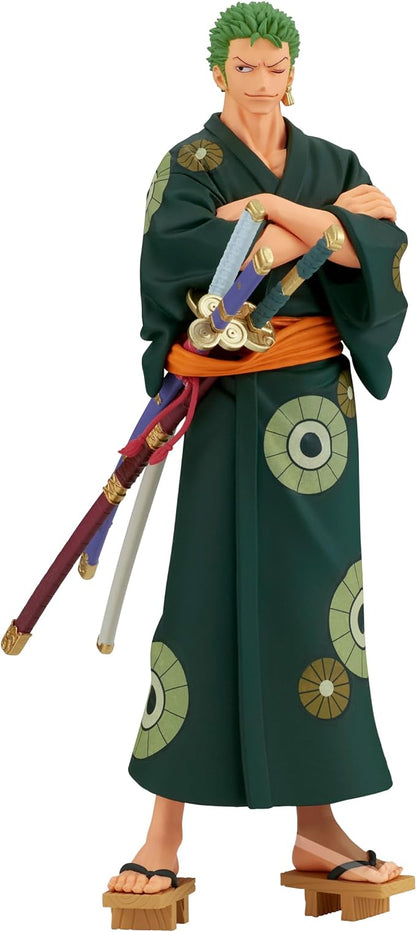 Bandai Spirits Roronoa Zoro DXF Figure Wano Country Yukata Grandline Series- Japan Figure Store - #1 Bring To You The Best Japanese Goods