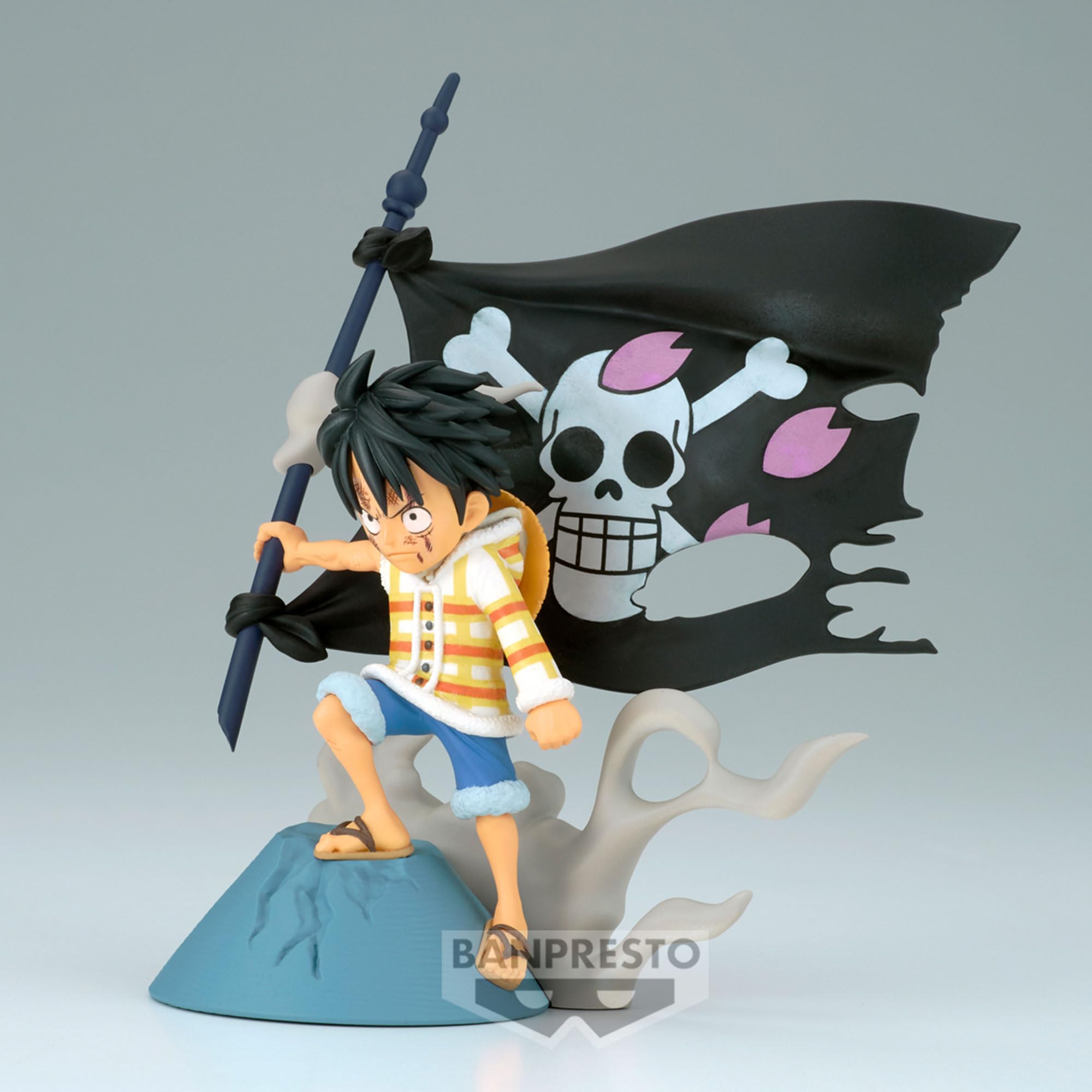 Banpresto One Piece World Collectible Figure Log Stories Luffy Model