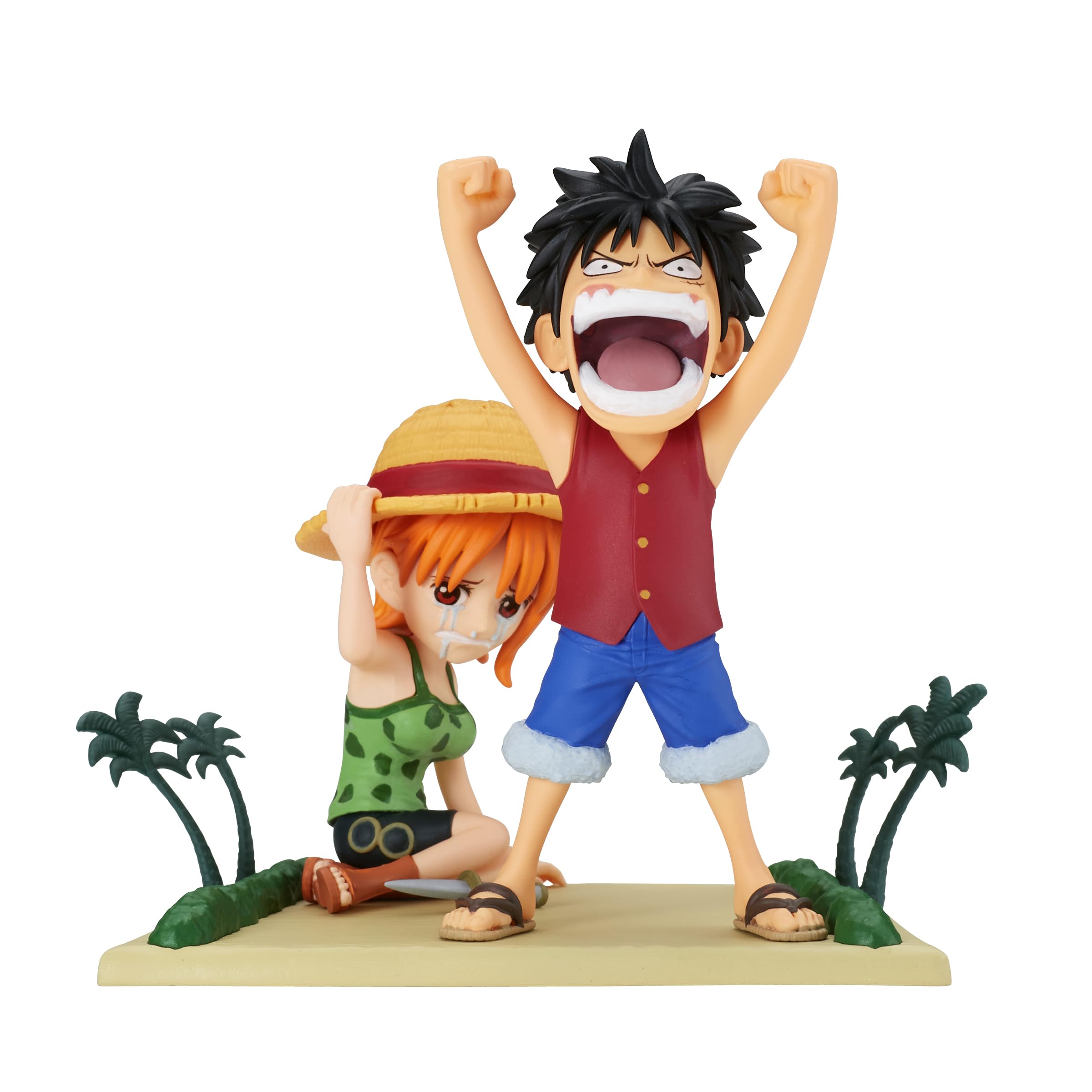 Banpresto One Piece Log Stories World Collectible Figure Luffy & Nami- Japan Figure Store - #1 Bring To You The Best Japanese Goods