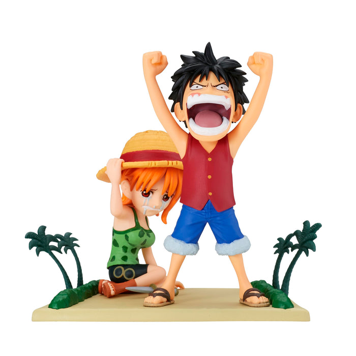 Banpresto One Piece Log Stories World Collectible Figure Luffy & Nami- Japan Figure Store - #1 Bring To You The Best Japanese Goods