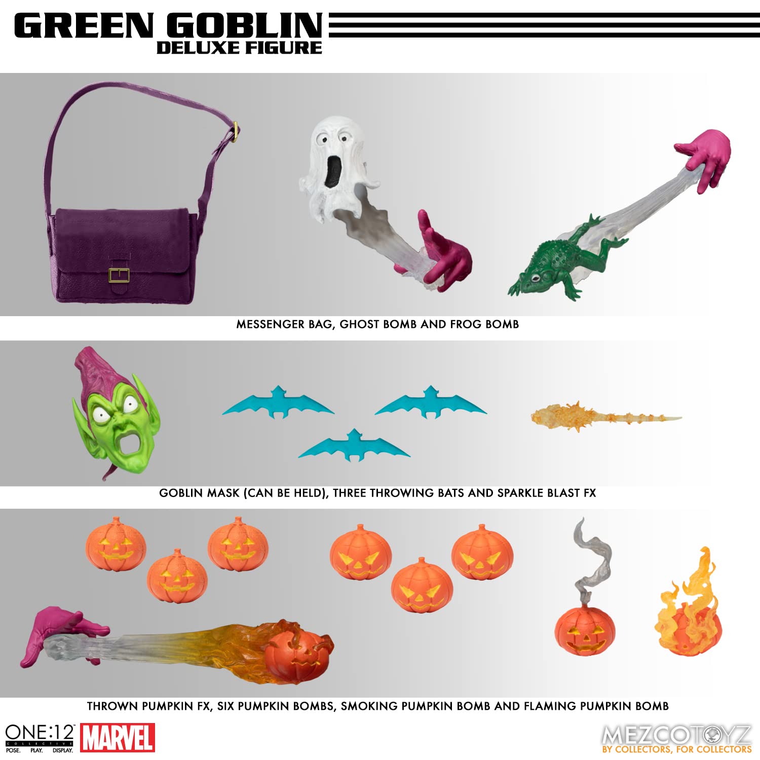 Mezco One:12 Collective Green Goblin 1/12 Action Figure Deluxe Edition- Japan Figure Store - #1 Bring To You The Best Japanese Goods