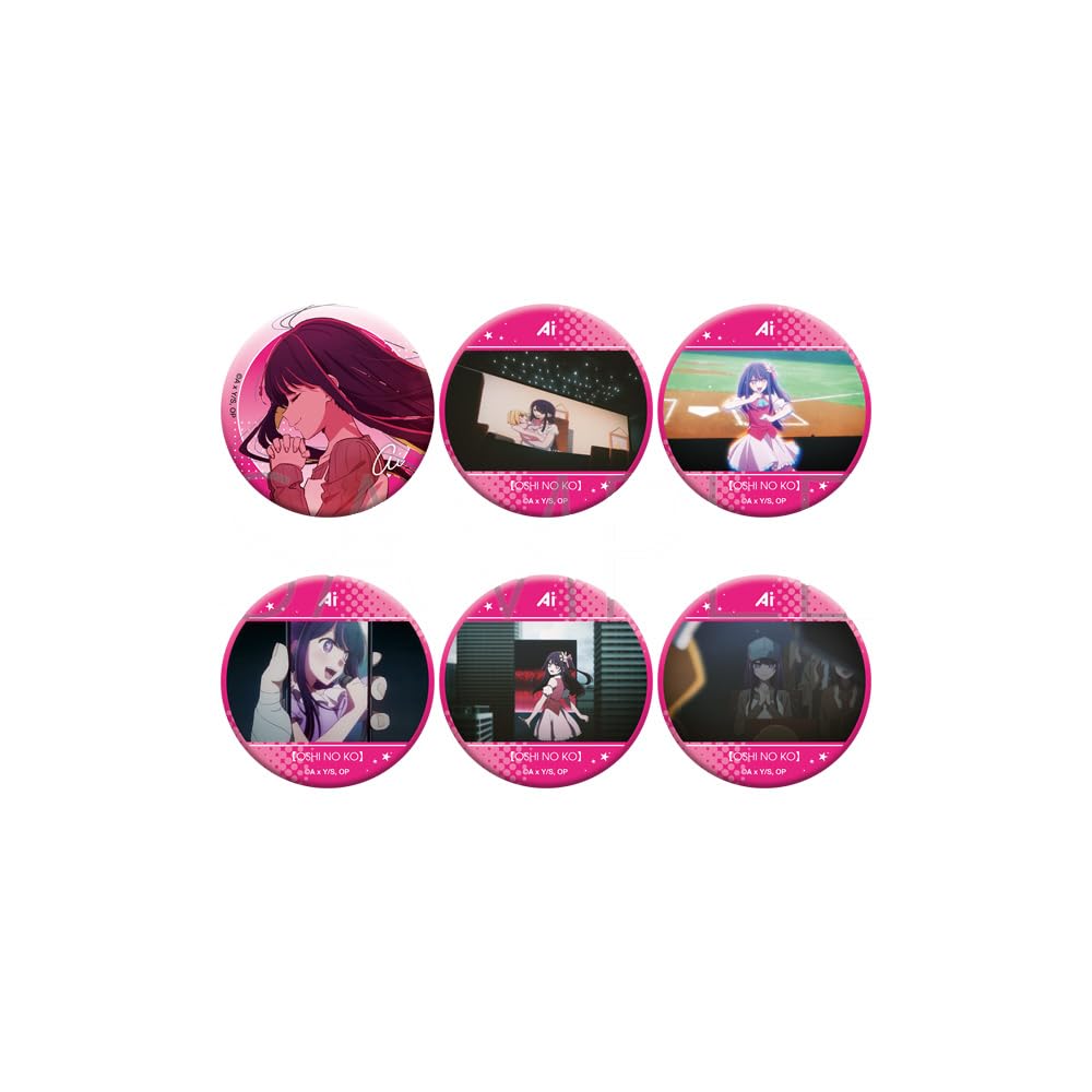 Movic Oshi No Ko Ai Badge Collection Complete Set Japan Official Merchandise- Japan Figure Store - #1 Bring To You The Best Japanese Goods