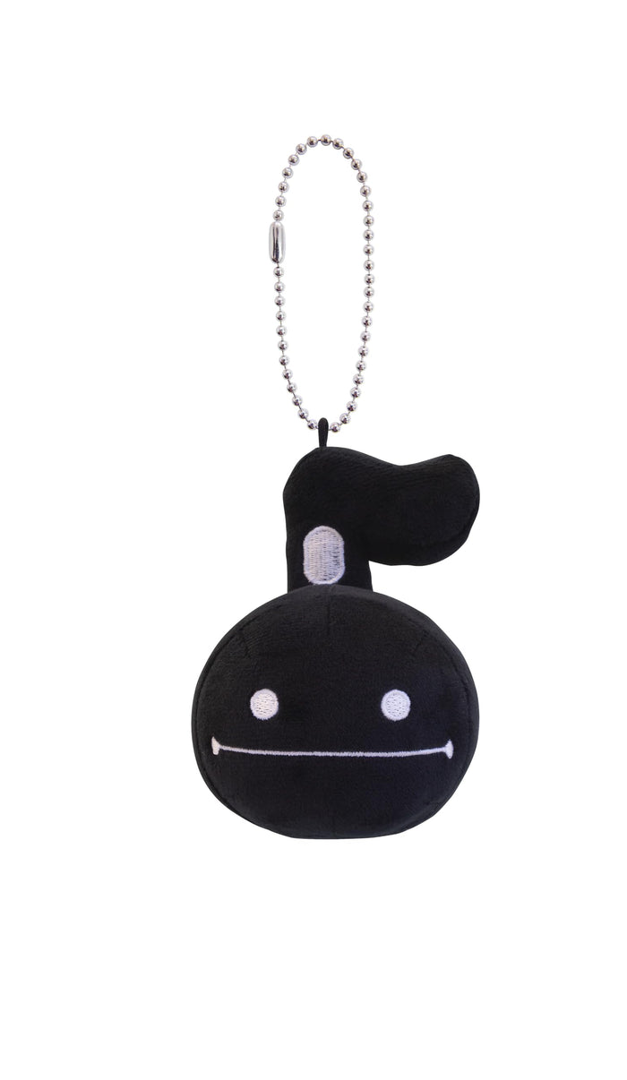 Cube Otamatone Mascot Black