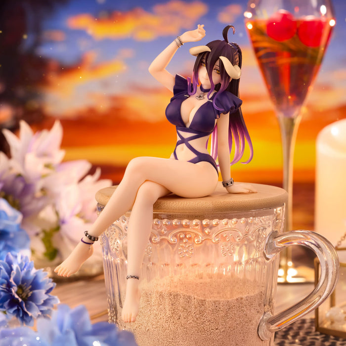 Furyu Overlord Noodle Stopper Figure - Albedo Dark Purple Version