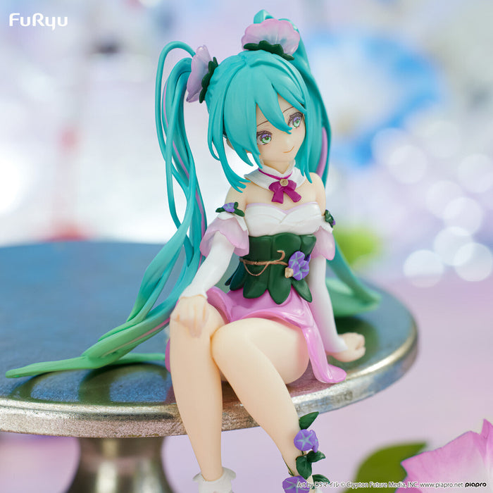 Furyu Piapro Hatsune Miku Flower Fairy Noodle Stopper Pink Figure Asagao- Japan Figure Store - #1 Bring To You The Best Japanese Goods