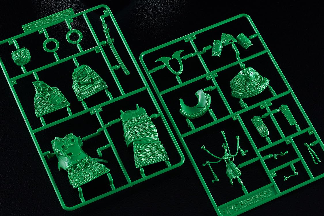 Max Factory Plamax 1/12 Kamakura Period Armored Warrior Green Color Model- Japan Figure Store - #1 Bring To You The Best Japanese Goods