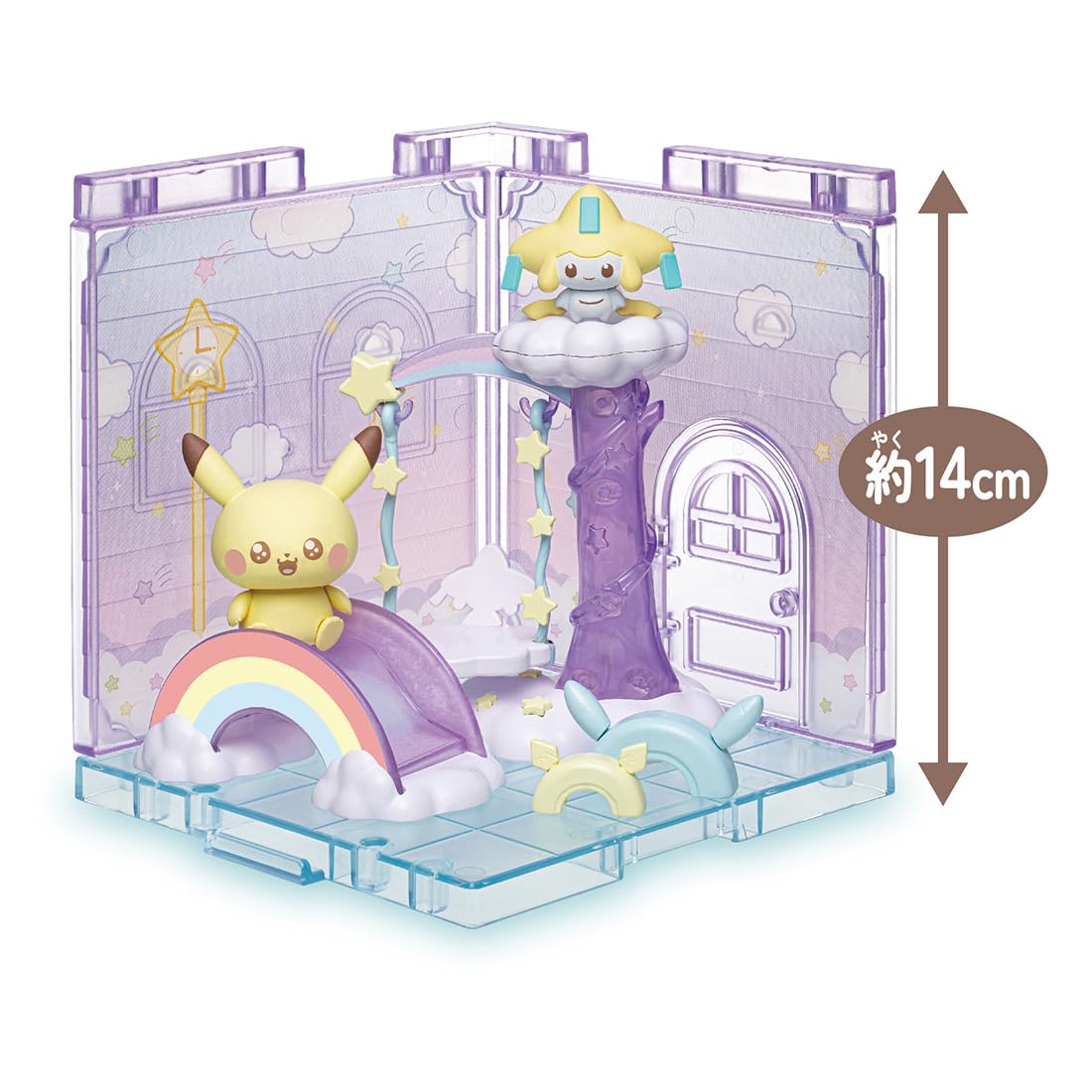 Takara Tomy Pokemon Starry Sky Park Pikachu Jirachi Pokepeace House Set- Japan Figure Store - #1 Bring To You The Best Japanese Goods