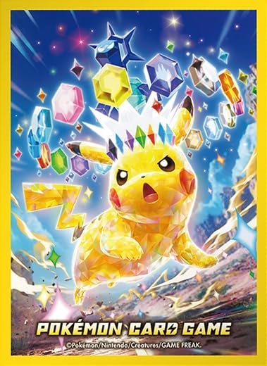 Pokemon Center Gloss Card Sleeves Pikachu Stellar Tera Type Premium- Japan Figure Store - #1 Bring To You The Best Japanese Goods