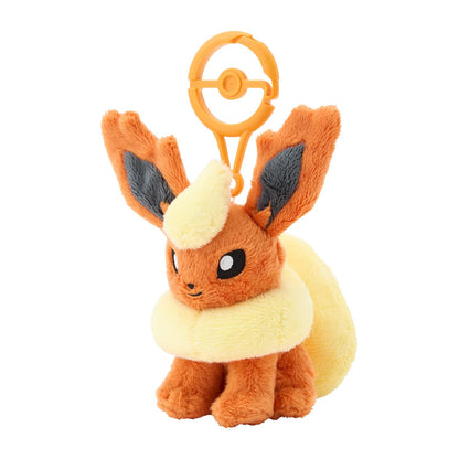 Pokemon Center Flareon Plush Mascot Keychain with Carabiner Japan Exclusive- Japan Figure Store - #1 Bring To You The Best Japanese Goods