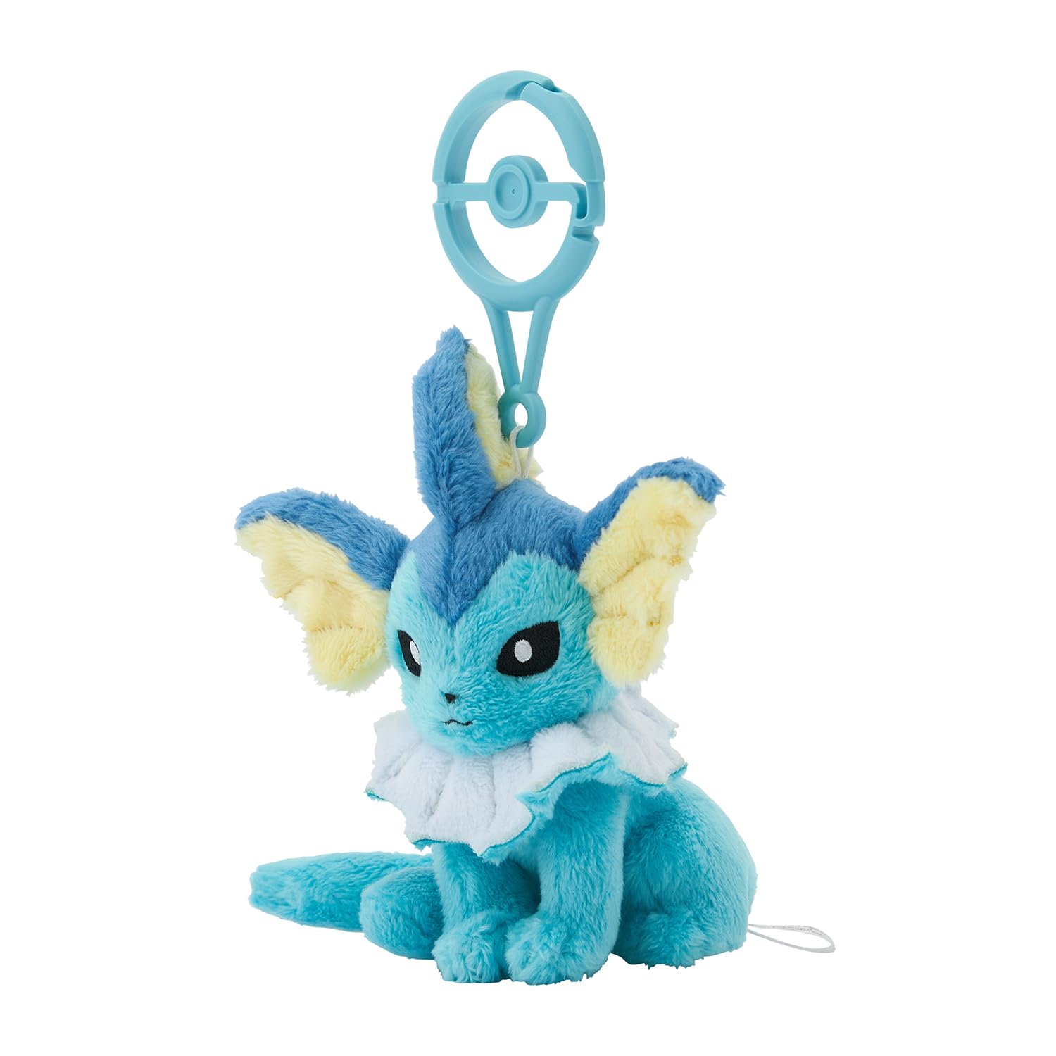 Pokemon Center Vaporeon Plush Mascot Keychain with Carabiner Japan Edition- Japan Figure Store - #1 Bring To You The Best Japanese Goods
