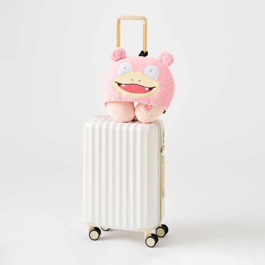 Gowell Pokemon Slowpoke Hooded Neck Pillow Japan Official Travel Accessory- Japan Figure Store - #1 Bring To You The Best Japanese Goods