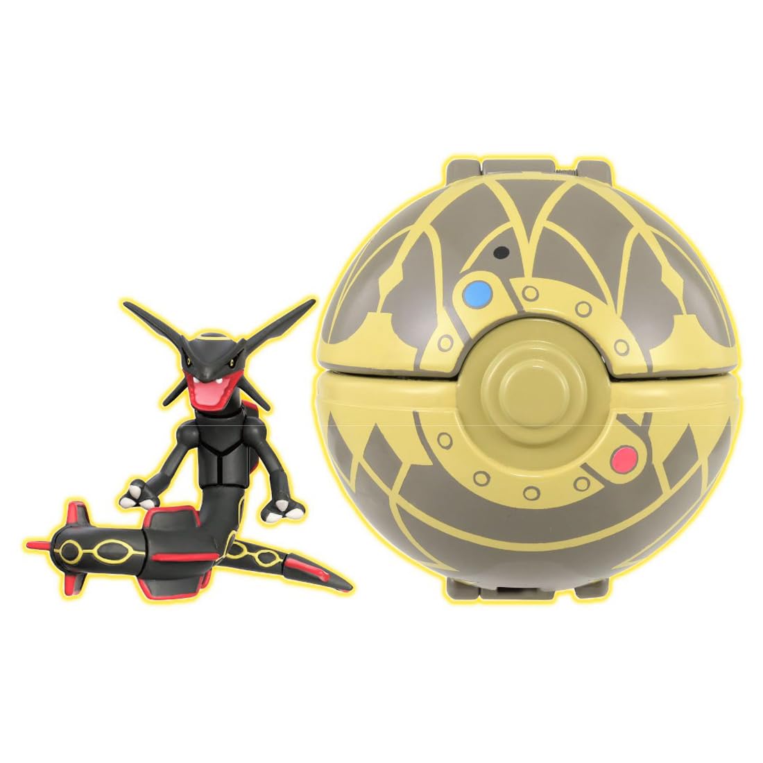 Takara Tomy Pokemon Moncolle Pokedelze Black Rayquaza Ancient Monster Ball Figure- Japan Figure Store - #1 Bring To You The Best Japanese Goods