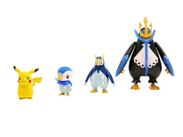 Bandai Spirits Pokemon Model No.6 Empoleon Evolution Set New Package Version