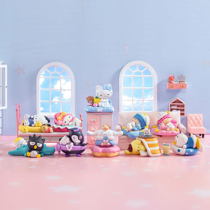 Pop Mart Sanrio Fall Asleep Series 9-Piece Blind Box PVC Figures Set