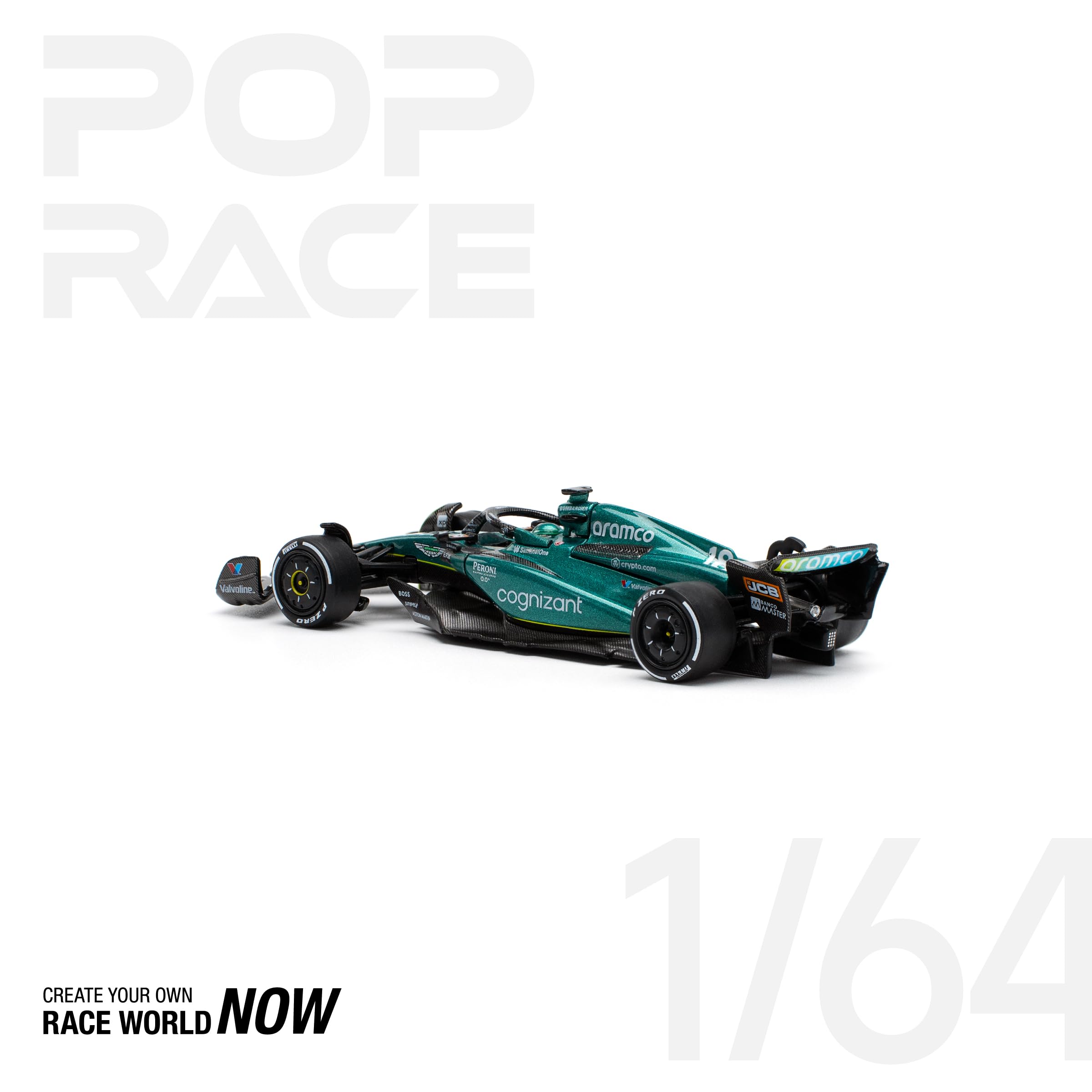 Works Poprace Aston Martin AMR23 Lance Stroll 1/64 Japan Official Model Car- Japan Figure Store - #1 Bring To You The Best Japanese Goods