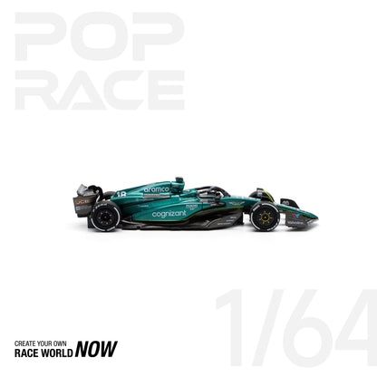 Works Poprace Aston Martin AMR23 Lance Stroll 1/64 Japan Official Model Car- Japan Figure Store - #1 Bring To You The Best Japanese Goods