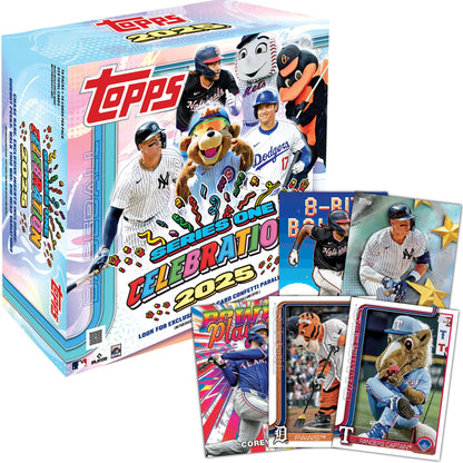 Topps 2025 Series 1 MLB Celebration Mega Box - Baseball Cards