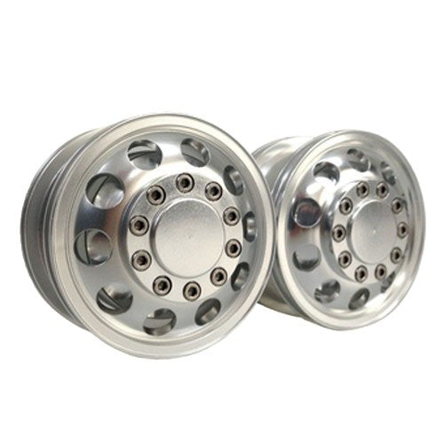 Tamiya 1/14 R Truck Wide Wheel Set for Trailer Round (2)- Japan Figure Store - #1 Bring To You The Best Japanese Goods