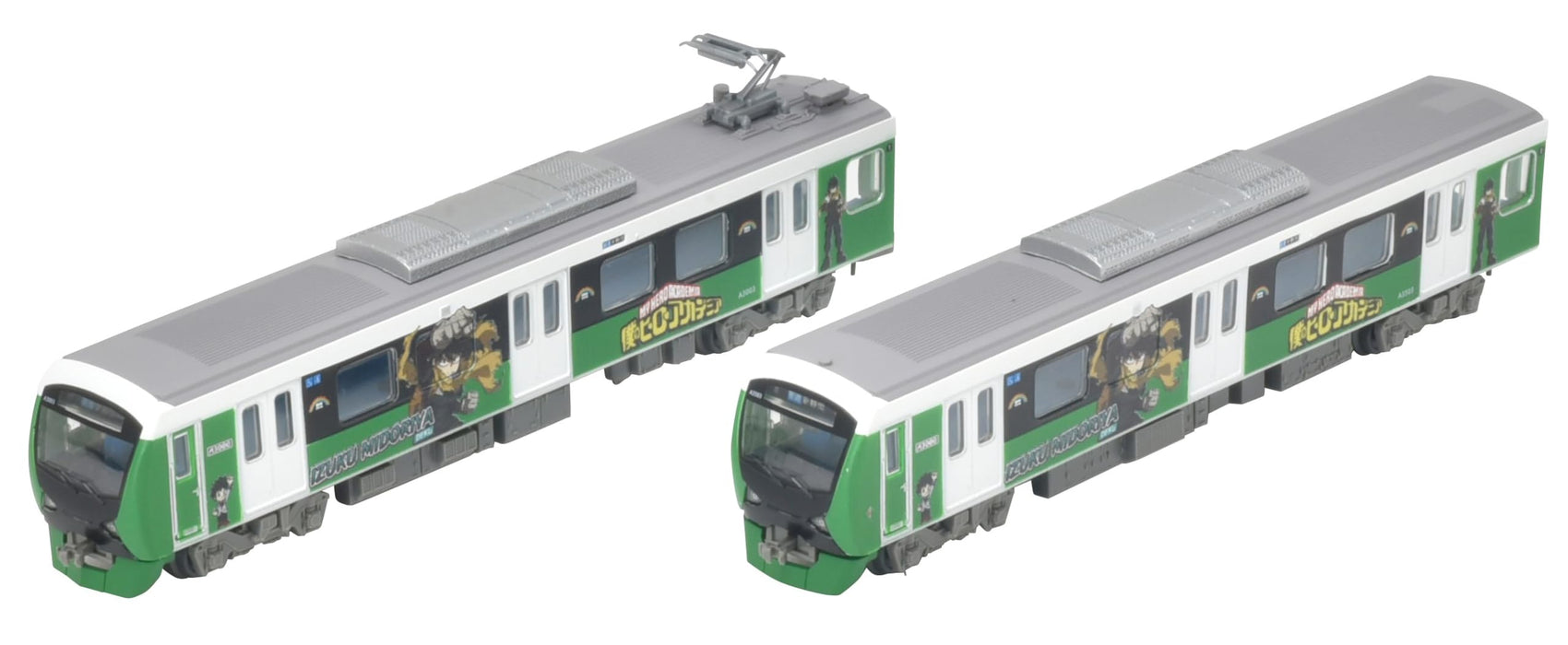 Tomytec Railway Collection A3000 Series My Hero Academia Izuku 2-Car Set- Japan Figure Store - #1 Bring To You The Best Japanese Goods