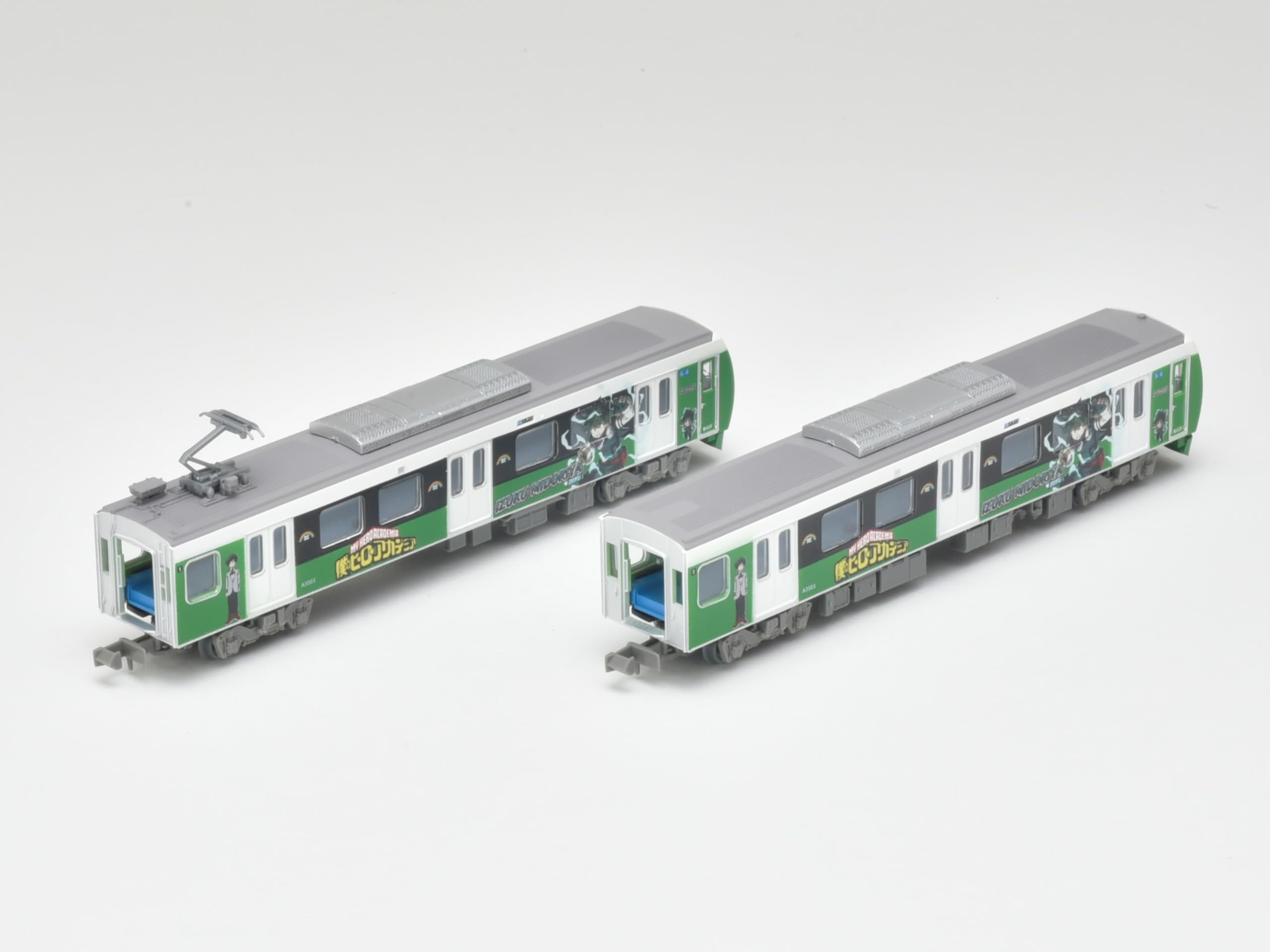 Tomytec Railway Collection A3000 Series My Hero Academia Izuku 2-Car Set- Japan Figure Store - #1 Bring To You The Best Japanese Goods