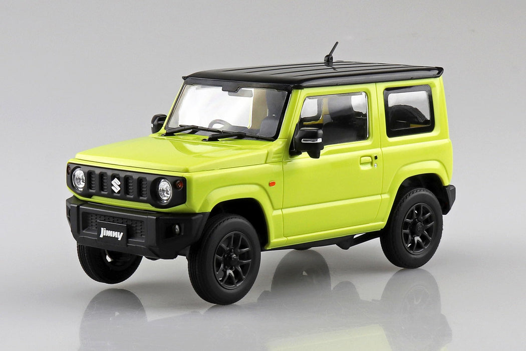 Aoshima Rakupla Snap Car 03 Ky JB64 Jimny 2018 Kinetic Yellow Model Kit- Japan Figure Store - #1 Bring To You The Best Japanese Goods