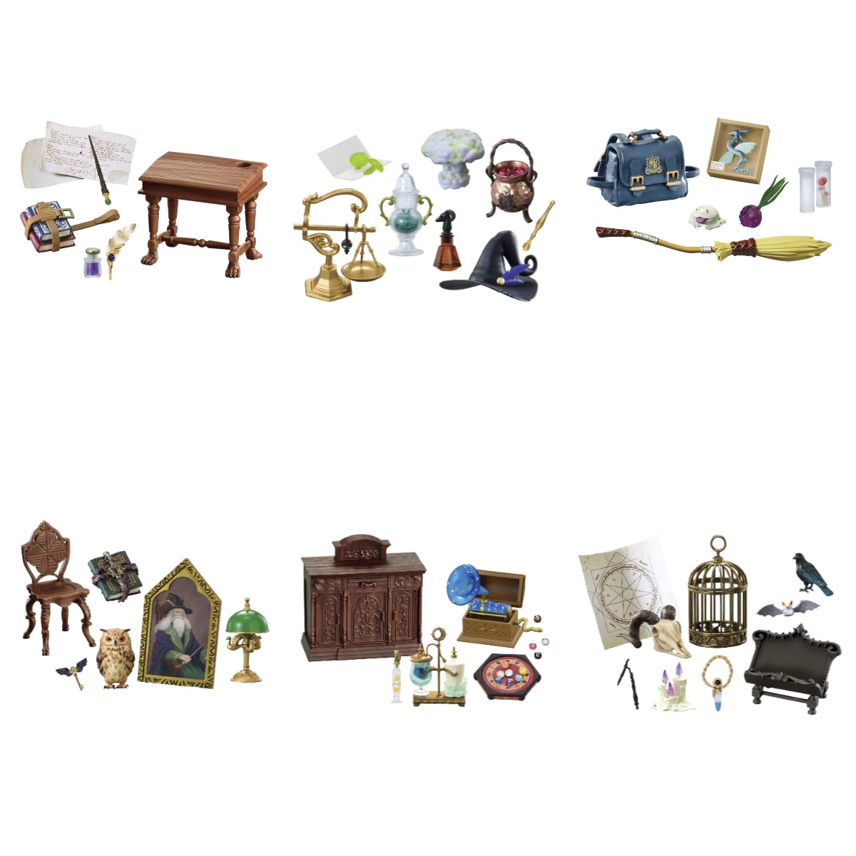 Re-Ment Magic School Petit Sample Series Box PVC ABS 115x70x60mm