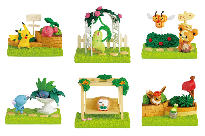 Re-Ment Pocket Monsters Pokemon Garden Afternoon Sunlight Set of 6 Pieces- Japan Figure Store - #1 Bring To You The Best Japanese Goods
