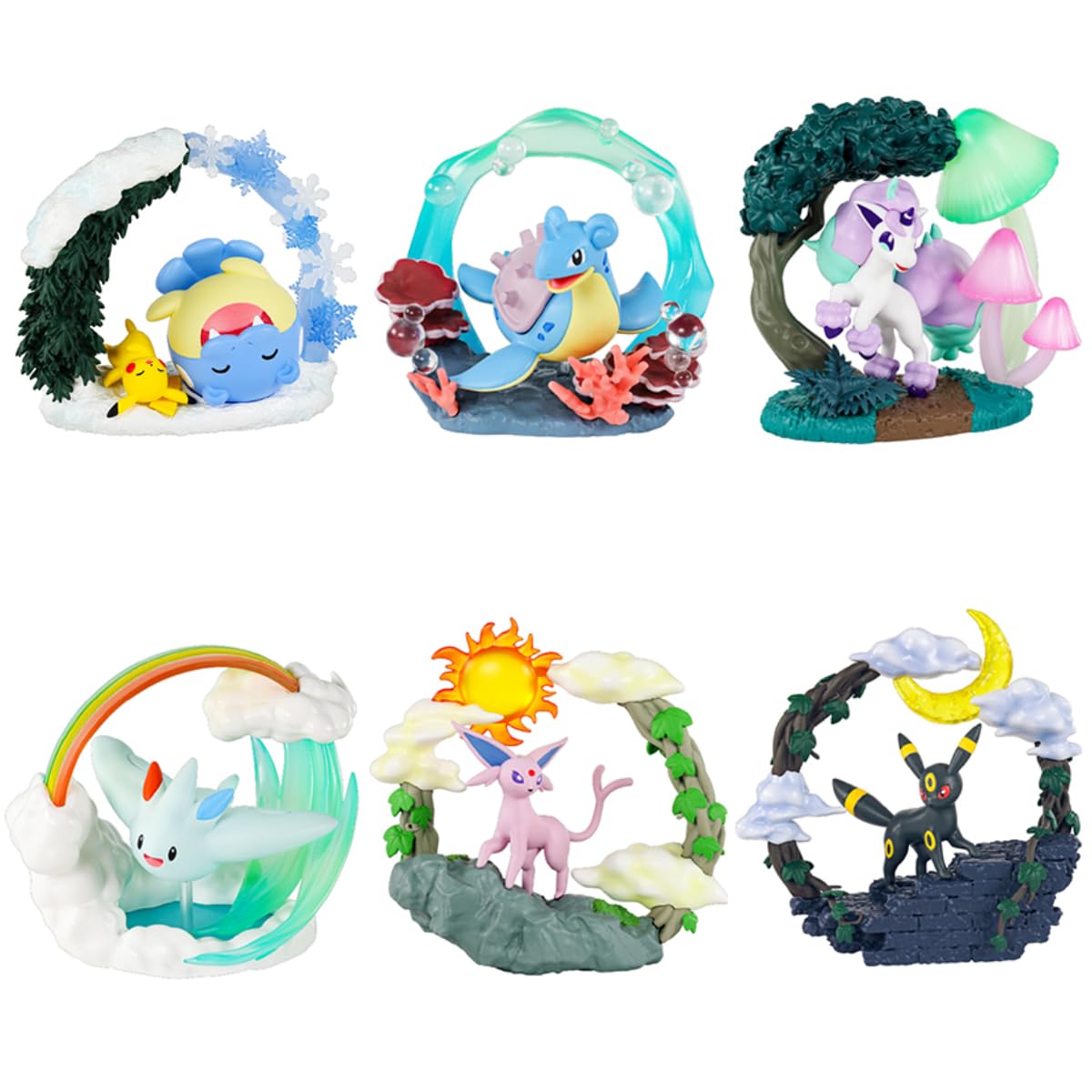 Re-Ment Pokemon Diorama Collection Box H100 W140 D60mm PVC ABS