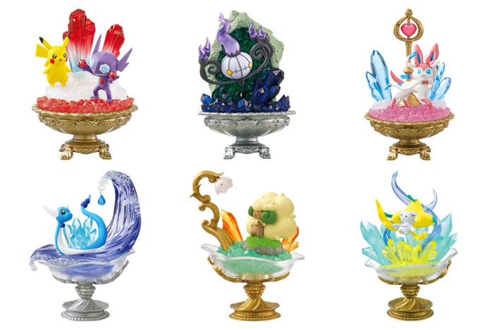 Re-Ment Pokemon Gemstone Collection 2 Box Set 6 Variants H115 x W70 x D70mm- Japan Figure Store - #1 Bring To You The Best Japanese Goods