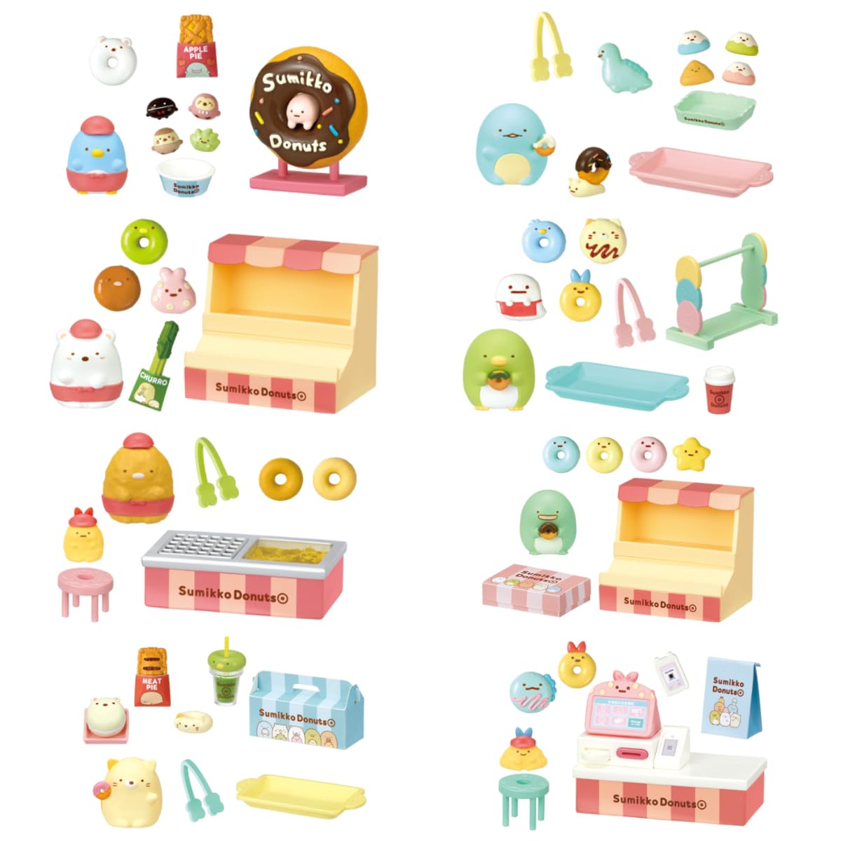 Re-Ment Sumikko Gurashi Freshly Fried Donuts Set 1 Box PVC ABS 115x70x50mm