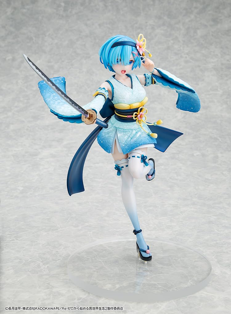Kadokawa Re:Zero Rem Combat Outfit Ver - Anime Figure Collectible- Japan Figure Store - #1 Bring To You The Best Japanese Goods